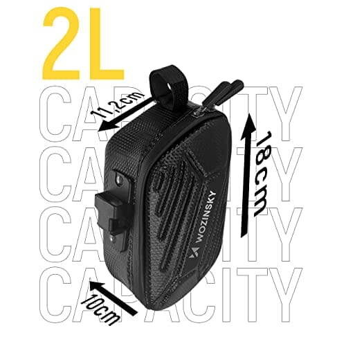Wozinsky torba rowerowa pod siodełko, wodoodporna torba, torba na siod - obrazek 6
