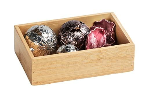 Wenko Terra Bambusowy organizer z 3 przegródkami, pudełko do przechowy - obrazek 2