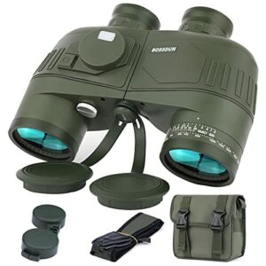 Lornetka 10 x 50 IPX7 wodoodporna lornetka morska do łodzi z podświetl