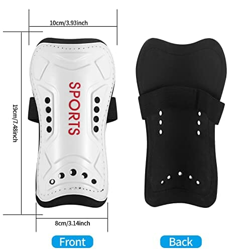 Dziecięce piłki nożnej, ochraniacze na golenie, nastolatki, piłka nożna, lekkie dzieci, biała podkładka na golenie, początkujący dla chłopców, dziewcząt, gry w piłkę nożną, sprzęt ochronny na nogi (6-15 lat) - obrazek 2