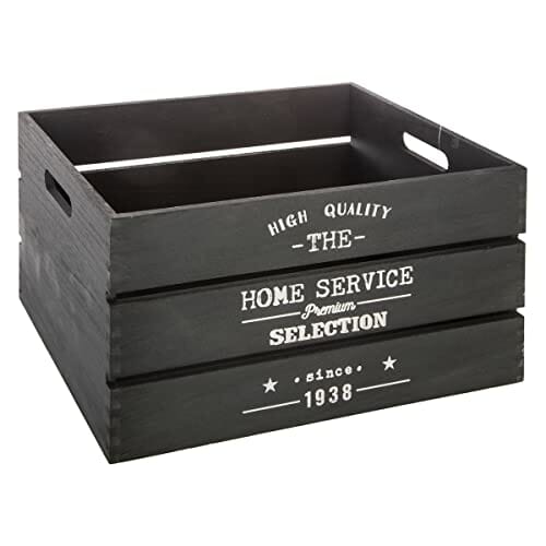 Atmosphera - Zestaw 6 skrzynek Facto - Drewno - Czarny - obrazek 2
