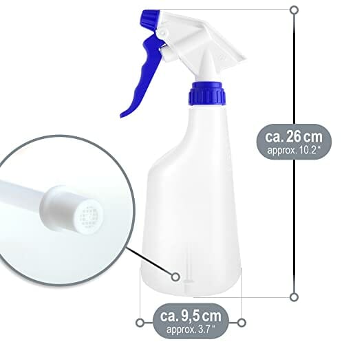 COM-FOUR® 3x spray bottle - opryskiwacz z pompka wodna z gwintem 28/40 - obrazek 3