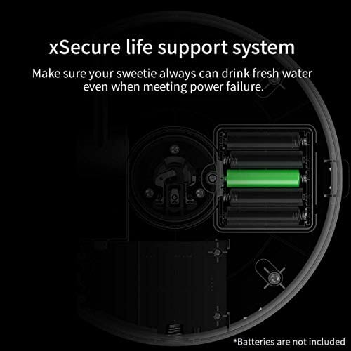 PETKIT Fontanna do picia ze stali nierdzewnej, inteligentny dozownik dla psów, wbudowane oświetlenie LED, cicha pompa, rezerwowy akumulator, fontanna do picia dla kotów - obrazek 8