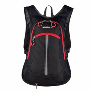 BWBIKE Plecak rowerowy, plecak rowerowy z osłoną przeciwdeszczową, wodoodporny plecak rowerowy, 15 l, mały plecak na rower, wędrówki, kemping