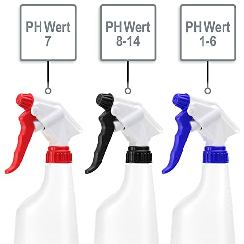 COM-FOUR® 3x spray bottle - opryskiwacz z pompka wodna z gwintem 28/40 - obrazek 6