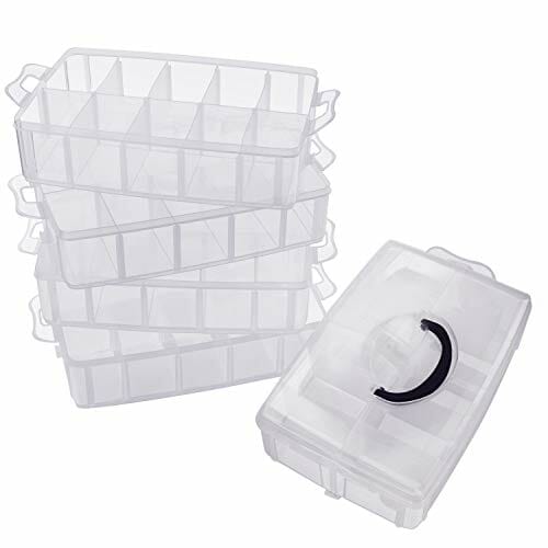 Belle Vous 5-Poziomowy Przezroczysty Plastikowy Pojemnik do Piętrowego - obrazek 6