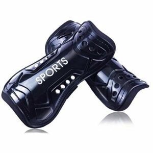 MHOYI Młodzieżowe ochraniacze na łydki / piłki nożnej, 1 para wygodne i trwałe lekkie i oddychające wyposażenie ochronne na łydki dla dzieci sprzęt do piłki nożnej dla 3-10 lat chłopców dziewcząt dzieci nastolatków