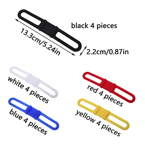 Silikonowe Mocowanie Paska Rowerowego Silikonowe Paski Rowerowe Latarka Taśma Mocująca do Kierownicy Silikonowy Pasek Rowerowy Mocowanie Silikonowy Uchwyt na światło Rowerowe do Odpowiednia do Latarki - obrazek 6