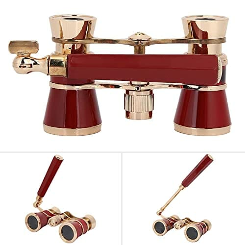 Voluxe Opera Telescope Clear Opera lornetka 11 x 6,3 x 3 cm Codzienny trening mebli do teatru patrolowego (czerwony) - obrazek 5