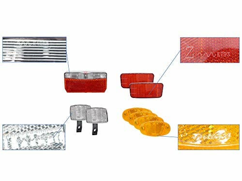 P4B Uniwersalny zestaw oświetleniowy, zgodnie z § 67a (StVZO ZO (2018), do przyczep rowerowych, zestaw 1 - obrazek 3