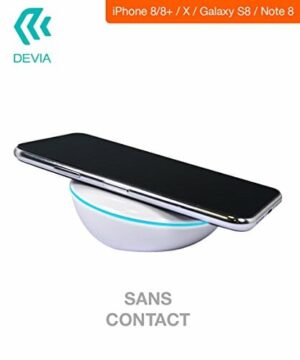 Devia Gebewe bezprzewodowa ładowarka indukcyjna Qi Standard – biała