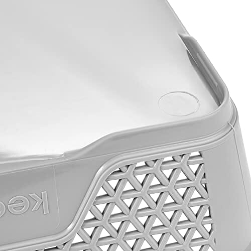 keeeper kosz do układania w stos, DIN A5, 26,5 x 20 x 7 cm, Mirko, Nordic Grey - obrazek 3