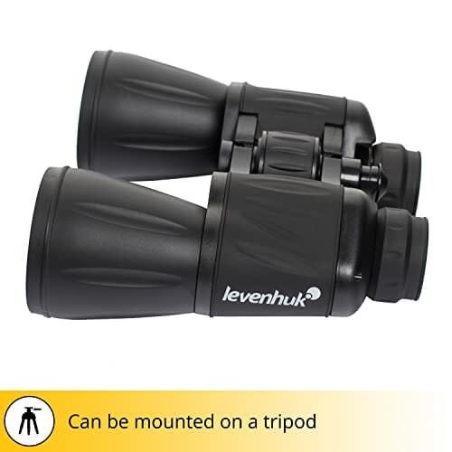 Lornetka astronomiczna Levenhuk Atom 20x50 o powiększeniu 20 razy z soczewkami obiektywowymi o dużej średnicy przekazująca bardzo szczegółowy obraz bardzo odległych obiektów - obrazek 4