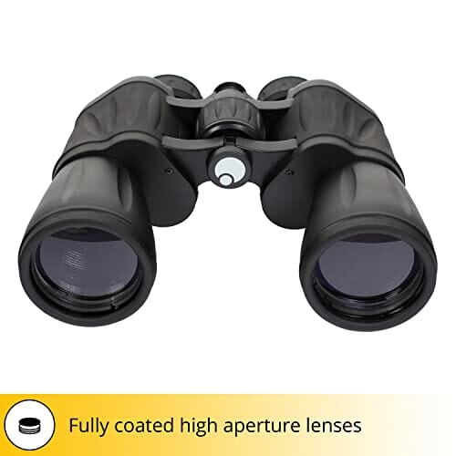 Lornetka astronomiczna Levenhuk Atom 20x50 o powiększeniu 20 razy z soczewkami obiektywowymi o dużej średnicy przekazująca bardzo szczegółowy obraz bardzo odległych obiektów - obrazek 7