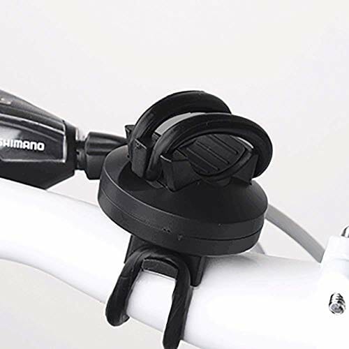 Uniwersalny uchwyt rowerowy obracany o 360° z małym pierścieniem podporowym do latarki, światła do roweru na szynie, obrotowy uchwyt na kierownicę rowerową, uchwyt na reflektor akumulatorowy - obrazek 6