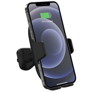 ANSMANN Wireless Car Charger WCC15 (1 sztuka) - Ładowarka indukcyjna do zamocowania do dyszy samochodowej - Uchwyt na telefon samochodowy z funkcją szybkiego ładowania