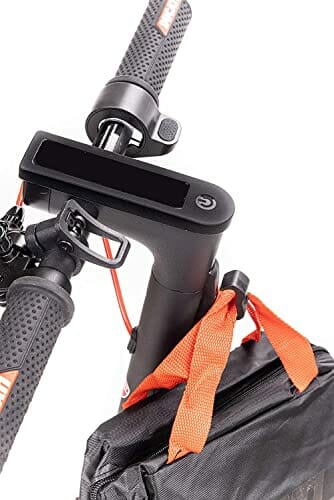 Urban Prime Hak do torebki z 2 silikonowymi foliami ochronnymi do skuterów elektrycznych, unisex, dla dorosłych, czarny i biały, rozmiar uniwersalny - obrazek 4