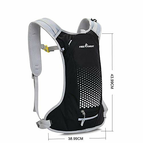Free Knight Wodoszczelny plecak rowerowy o pojemności 6 l, z organizerem na kask, plecak do picia do jazdy na rowerze, jazdy konnej, biegania, wędrówek, biegania - obrazek 7