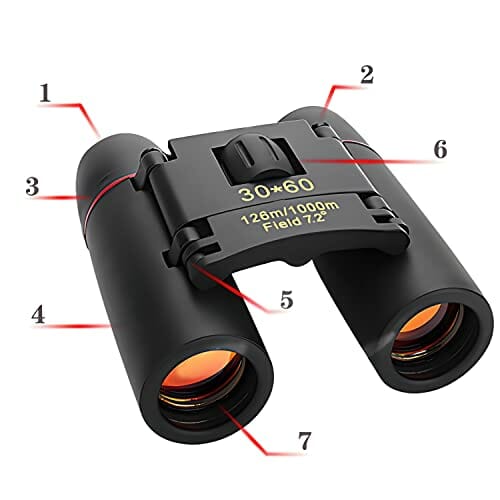 Retoo Przenośna Lornetka 30 x 60 o wysokiej wydajności, dla dzieci i d - obrazek 4
