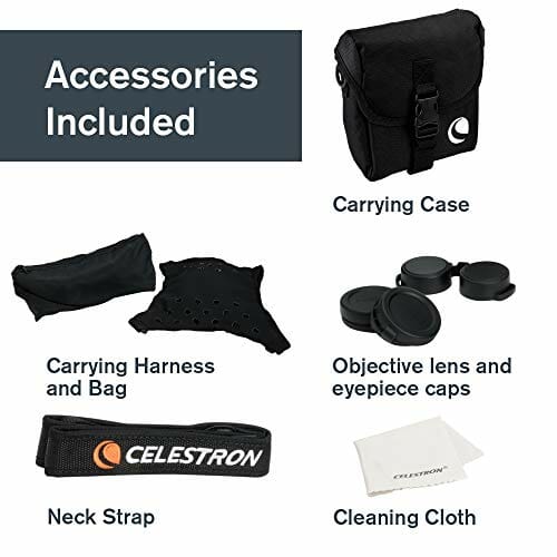 Celestron 71403 TrailSeeker ED 10 x 32 Roof Prism Binocular, Fully Bro - obrazek 10