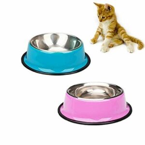 Gruba miska dla psa ze stali nierdzewnej, miski na talerze dla psa i k