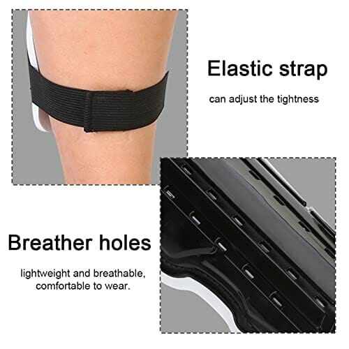 Tbest Ochraniacze na golenie, 1 para piłka nożna oddychająca noga goleń ochronna osłona osłona podkładka dla dorosłych - obrazek 5