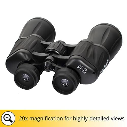 Lornetka astronomiczna Levenhuk Atom 20x50 o powiększeniu 20 razy z soczewkami obiektywowymi o dużej średnicy przekazująca bardzo szczegółowy obraz bardzo odległych obiektów - obrazek 6