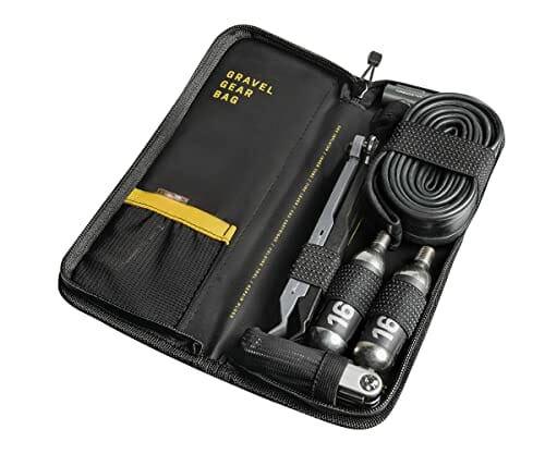 TOPEAK Gear Bag, Poziome Gravel Tube Torebka z rzepami i akcesoria w zestawie Unisex dla dorosłych, czarny, jeden rozmiar - obrazek 5