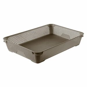 keeeper Stapelkorb, DIN A4, 36 x 26,5 x 7 cm, Mirko, Transparent