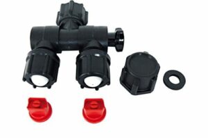 SOLO 49477 dysza widelca z zestawem dysz do strzykawek, czarna, 19 x 11 x 2 cm