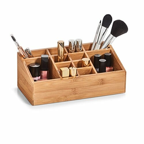 Zeller 25385 organizer drewniany, naturalny, 25,4 x 12 x 10 cm - obrazek 5
