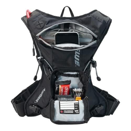 USWE Plecak do picia Airborne 3 l poliester czarny/szary - obrazek 3