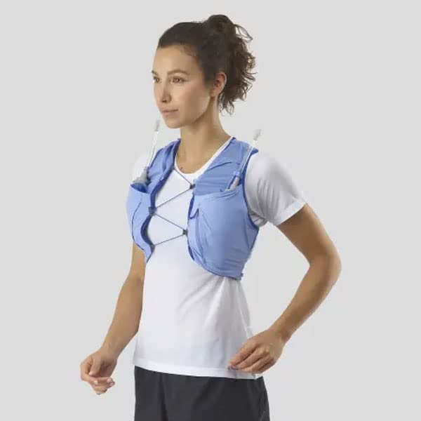 SALOMON Sense Pro 10W with flasks Plecak, Dorośli Unisex, Prowansja/Ebony/Nautical Blue (Niebieski, L - obrazek 3