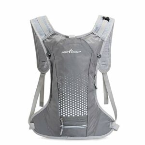 Free Knight Wodoszczelny plecak rowerowy o pojemności 6 l, z organizerem na kask, plecak do picia do jazdy na rowerze, jazdy konnej, biegania, wędrówek, biegania