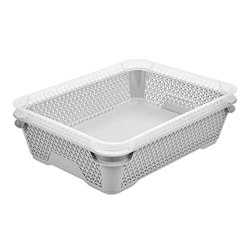 keeeper kosz do układania w stos, DIN A5, 26,5 x 20 x 7 cm, Mirko, Nordic Grey - obrazek 2