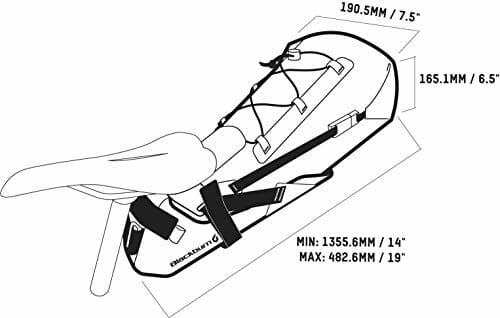 Blackburn Outpost Elite, Borsa Sottosella Unisex Adulto, Black, Unica - obrazek 2