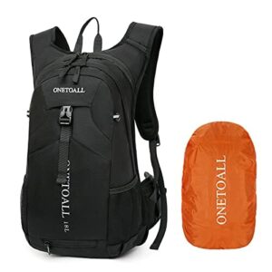 LOCAL LION Plecak rowerowy, plecak turystyczny, 18 l, 20 l, z ochroną przeciwdeszczową, kieszeń chłodząca, dla kobiet i mężczyzn, wodoodporny, z ochroną kasku, do jazdy na rowerze, na uczelnię, kemping, na co dzień