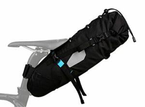 Roswheel Unisex's 131372 torba na siodełko rowerowe, czarna, jeden rozmiar