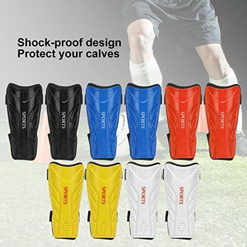 Nofaner Ochraniacze piszczeli dla młodzieży, oddychające, lekkie ochraniacze na piszczele dla chłopców i dziewczynek, kompleksowa ochrona - obrazek 9