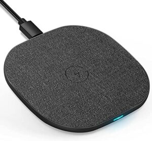 LUXSURE Bezprzewodowa ładowarka szybka Qi ładowarka współpracuje z Samsung Galaxy I Phone X/Xs Max/Xs/XR/8/8 Plus, Samsung S9 Plus, S8 Plus, S7 Edge Plus, S6 Edge, Note 9/8, HUAWEI MateRS inny telefon Qi (czarny-DE)