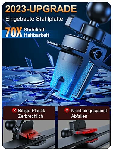 Auckly 15 W Qi ładowarka indukcyjna samochodowa, bezprzewodowa ładowar - obrazek 2