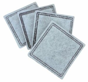 PetSafe Drinkwell zamienny filtr z węglem aktywnym do fontanny strumieniowej i Cube, organiczny, 4 sztuki