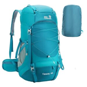 LOCAL LION Plecak Trekking 50 litrów, Wodoodporny plecak turystyczny dla dorosłych, góry, piesze wycieczki, kemping, na zewnątrz i podróże.