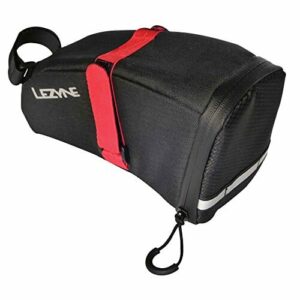 Lezyne Aero Caddy torba podsiodłowa, czarna/czerwona, M