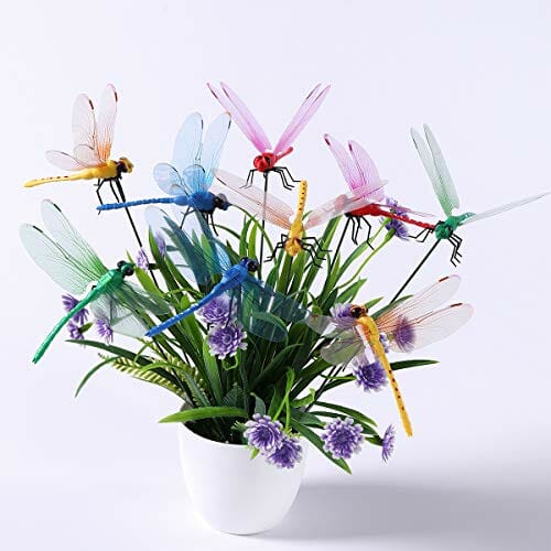 10 sztuk kolorowych waczek ogrodowych, ozdoby na patio do wazonu na kw - obrazek 7