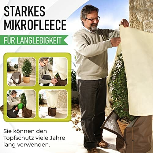 Bio Green Ks50 Xl Osłona Doniczki, Brązowy, 70 x 65 cm - obrazek 8