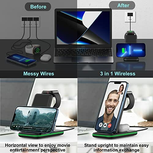 CAVN Ładowarka Kompatybilny z Fitbit Versa 3 / Fitbit Sense Charger, zamiennik kabla ładowania USB ładowarka do smartwatcha Versa 3 - obrazek 5