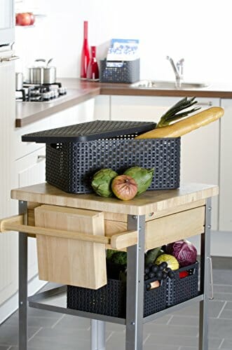 Curver Pudełko do Przechowywania, Antracytowy, 28,5 x 19,4 x 13 cm - obrazek 3