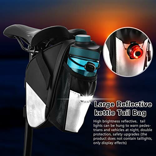 torba na siodełko - wodoodporna, odporna na rozdarcie torba na MTB i r - obrazek 5