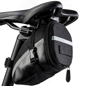 Torba na siodełko do przechowywania roweru, wodoodporna torba na siodełko rowerowe, torba na siodełko rowerowe, wodoodporna torba na siodełko rowerowe, torba na siedzenie do jazdy na rowerze, do przechowywania telefonu komórkowego i niektórych rozproszonych przedmiotów, czarna